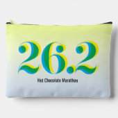 26.2 Marathon Running Bold Blauw Geel Tekst Etui (Voorkant)
