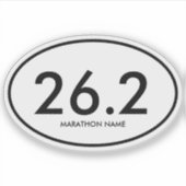 26.2 Marathon Sticker (Voorkant)
