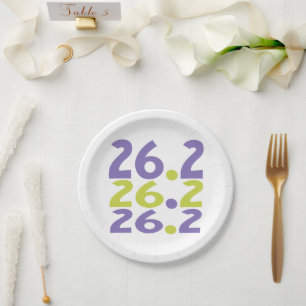 26.2 Marathonloper thema Papieren bord