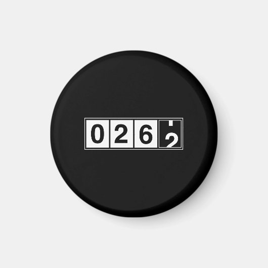 26,2 odometer magneet (Voorkant)