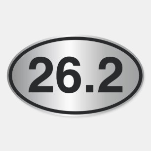 26,2 OVALE STICKER