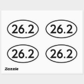 26.2 Ovale Sticker (Vel)