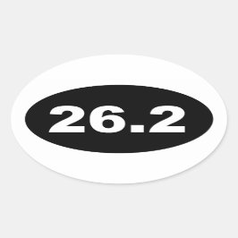 26,2 OVALE STICKER