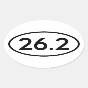 26.2 Ovale ticker Sticker