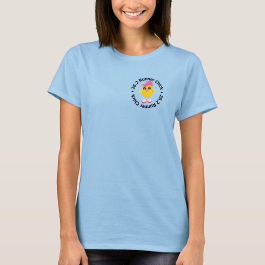26.2 Runner Chick T-shirt (Voorkant)