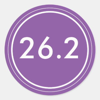 26.2 Sticker | Violet et blanc