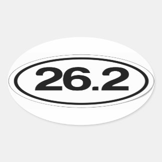 26,2 Sticker (volledige marathon Sticker)