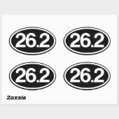 26,2 Sticker (volledige marathon Sticker) (Vel)
