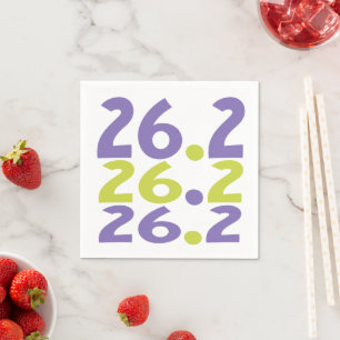 26.2 Thema marathon Runner Paper Party Napkins Servet