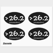 > 26.2 (ultramarathon) autocollant (Feuille)