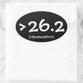 > 26.2 (ultramarathon) autocollant (Sac)