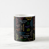 26 avril Mug d'anniversaire (Centre)