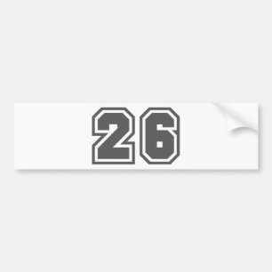 26 BUMPERSTICKER