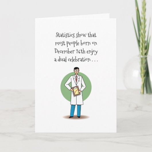 26 december Kerstfeest Feestdagen Kaart (Voorkant)