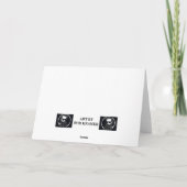 26 december Resting Santa bij de open haard Chris Kaart (Achterkant)