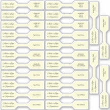 26 Foto jewelry Price Labels Goldenrod Custom-Cut