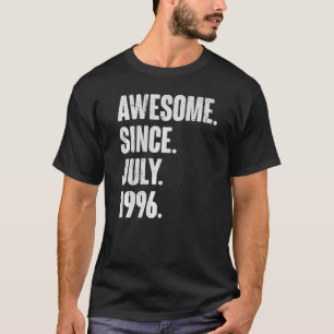 26 jaar oud 26 jaar Geweldige sinds juli 1999 T-shirt