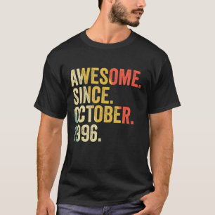 26 jaar oud 26 jarig Geweldige sinds oktober T-shirt