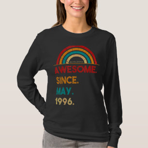 26 jaar oud Geweldige sinds mei 1996 26e verjaarda T-shirt