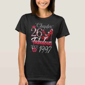 26 jaar oud hoofdstuk 26 EST 1997 26th Birth T-shirt