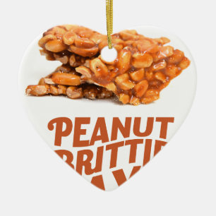 26 januari - Peanut Brittle Day Keramisch Ornament