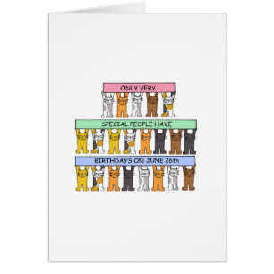 26 juni Cartoon Katten