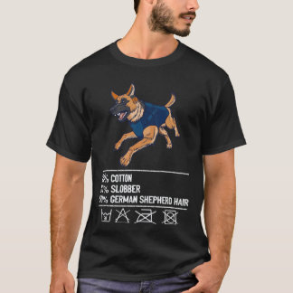 26 Katoen Kwijl Duitse Herdershond haar Duitse Her T-shirt