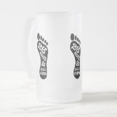 26 mijl en 385 yards matglas bierpul (Voorkant links)