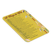 26 Moyens Encouragement Photo Magnet - Mustard (Côté Droit)