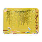 26 Moyens Encouragement Photo Magnet - Mustard (Horizontal)