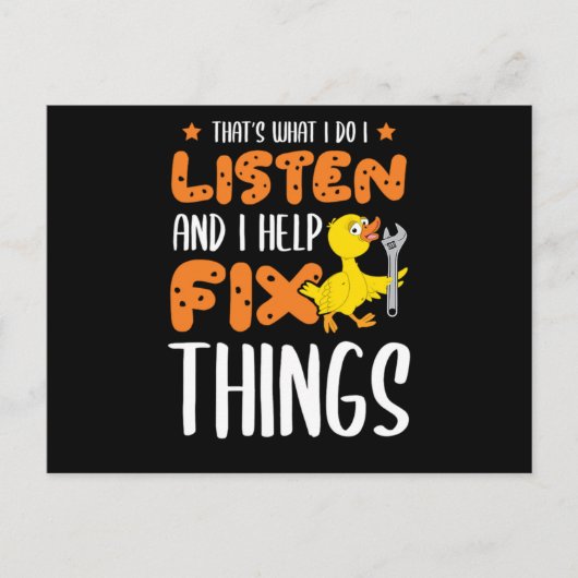 26.Rubbereend voor eenden met eend Aankondigingskaart (Voorkant)