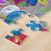 26 september, Birthday Jigzaag Puzzle Legpuzzel (Zijkant)
