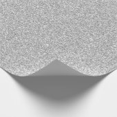 26 Silver Glitter Print Cadeaupapier (Hoek)