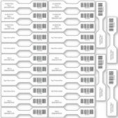 26 Stickers Barbell de l'inventaire des codes à ba (Devant)