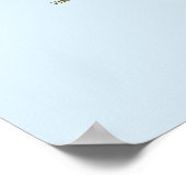 26 Tableau Mariage Planche de siège Poudre Bleu et (Coin)