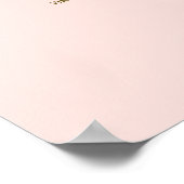 26 Tableau Mariage Plat Plat Rose & Or (Coin)