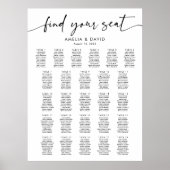 26 Tableaux Trouvez Votre Siège Tableau De Sièges (Devant)