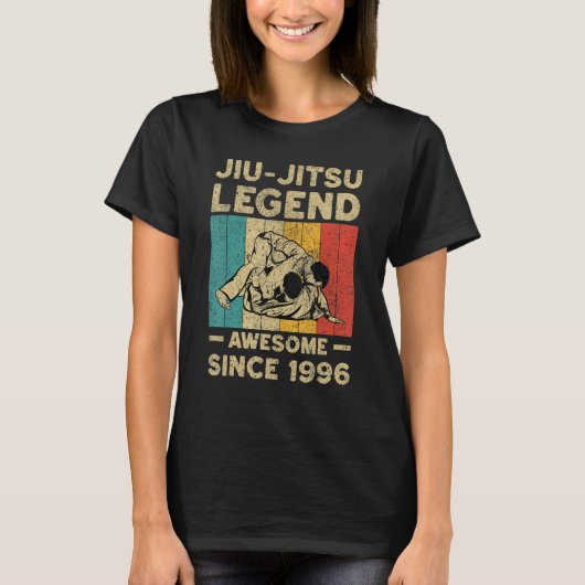 26 Years Old BJJ Jiu Jitsu Legend Awesome Since 19 T-shirt (Voorkant)