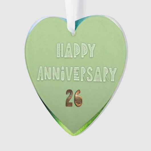 26e anniversaire de l'art Mariage (devant)