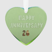 26e anniversaire de l'art Mariage (devant)