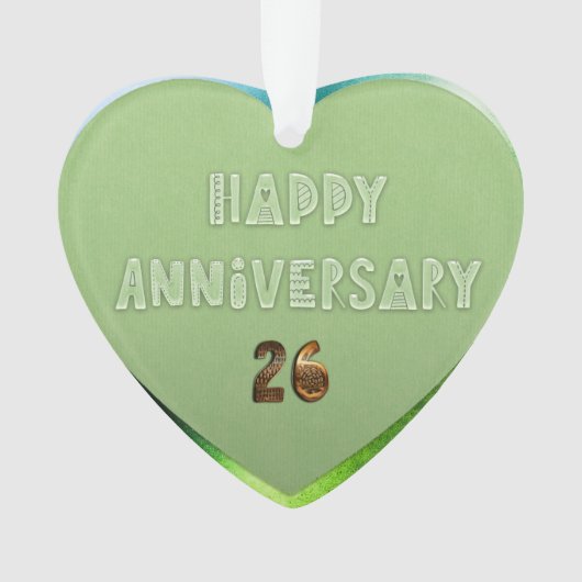 26e anniversaire de l'art Mariage (devant)