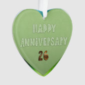 26e anniversaire de l'art Mariage (devant)