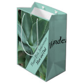 26e bruiloft Jubileum Jade Medium Cadeauzakje (Achterkant Gekanteld)