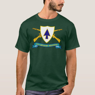 26e Infanterieregiment DUI w BR Ribbon X T-shirt