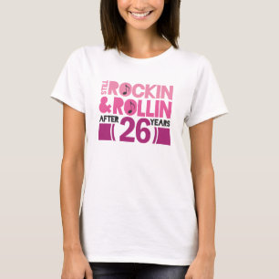 26e Jubileum bruiloft T-shirt
