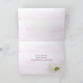 26e Jubileum Ribbon Heart Kaart (Binnen)