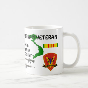 26e Regiment Vietnam Veteran Coffee Mok