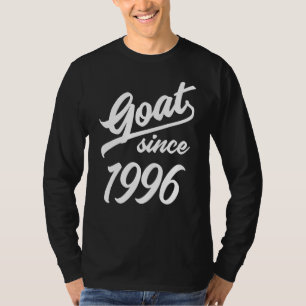 26e verjaardag 26 jaar oude geit sinds 1996 t-shirt