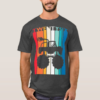 26e verjaardag Gift Monster Truck Shirt 26 jaar ou