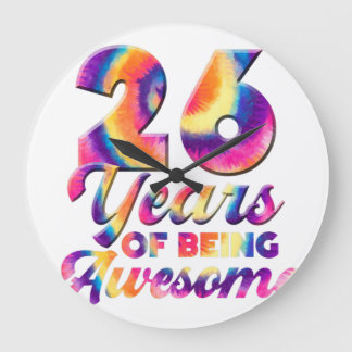 26e verjaardag Tie Dye 26 jaar geboortedag  Grote Klok